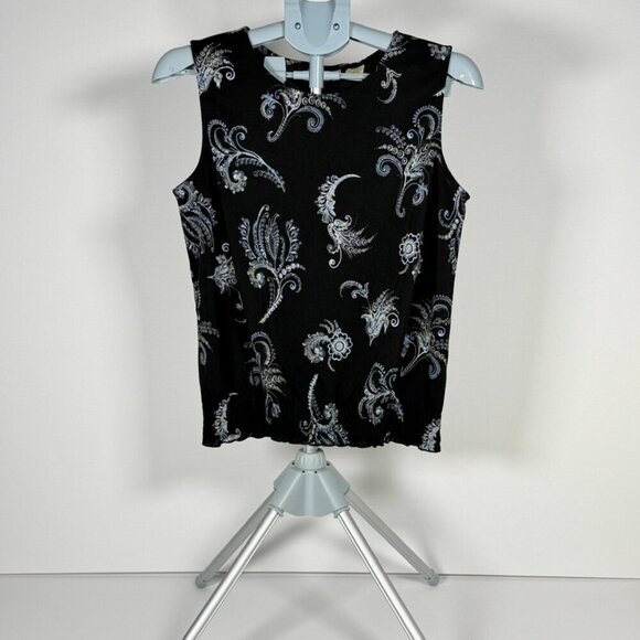 Apostrophe Tops - Apostrophe Stretch Dressy Black Top